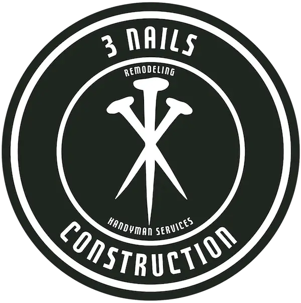 3 Nails Construction Logo Cedar Rapids Remodeling & Handyman Services