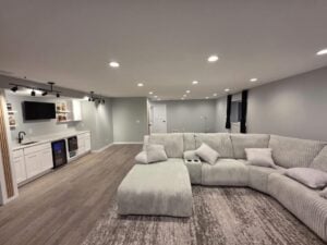 Basement Remodeling Project in Marion