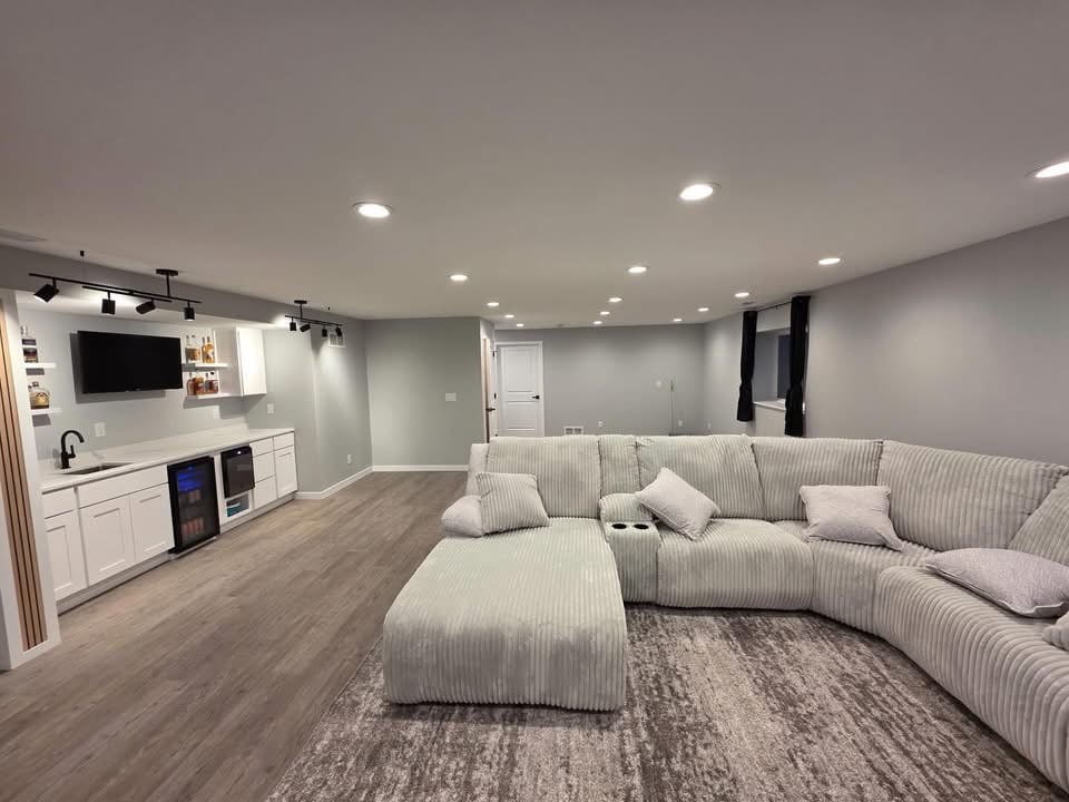 Basement Remodeling Project in Marion